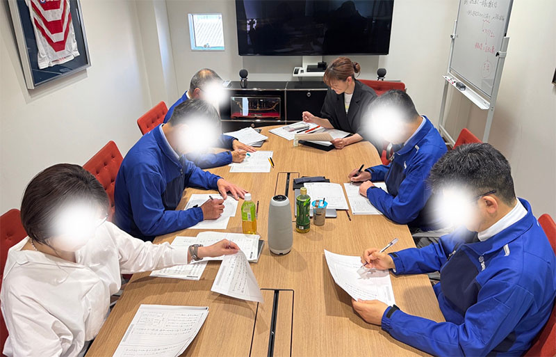 企業でのペン字講座